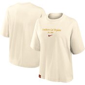 USC Trojans Women's Nike Cream So Cal Established Tag Boxy T-Shirt